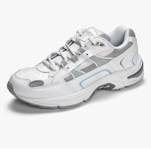 Women’s VIONIC Walker Classic white & blue leather walking shoes- Size 6.5